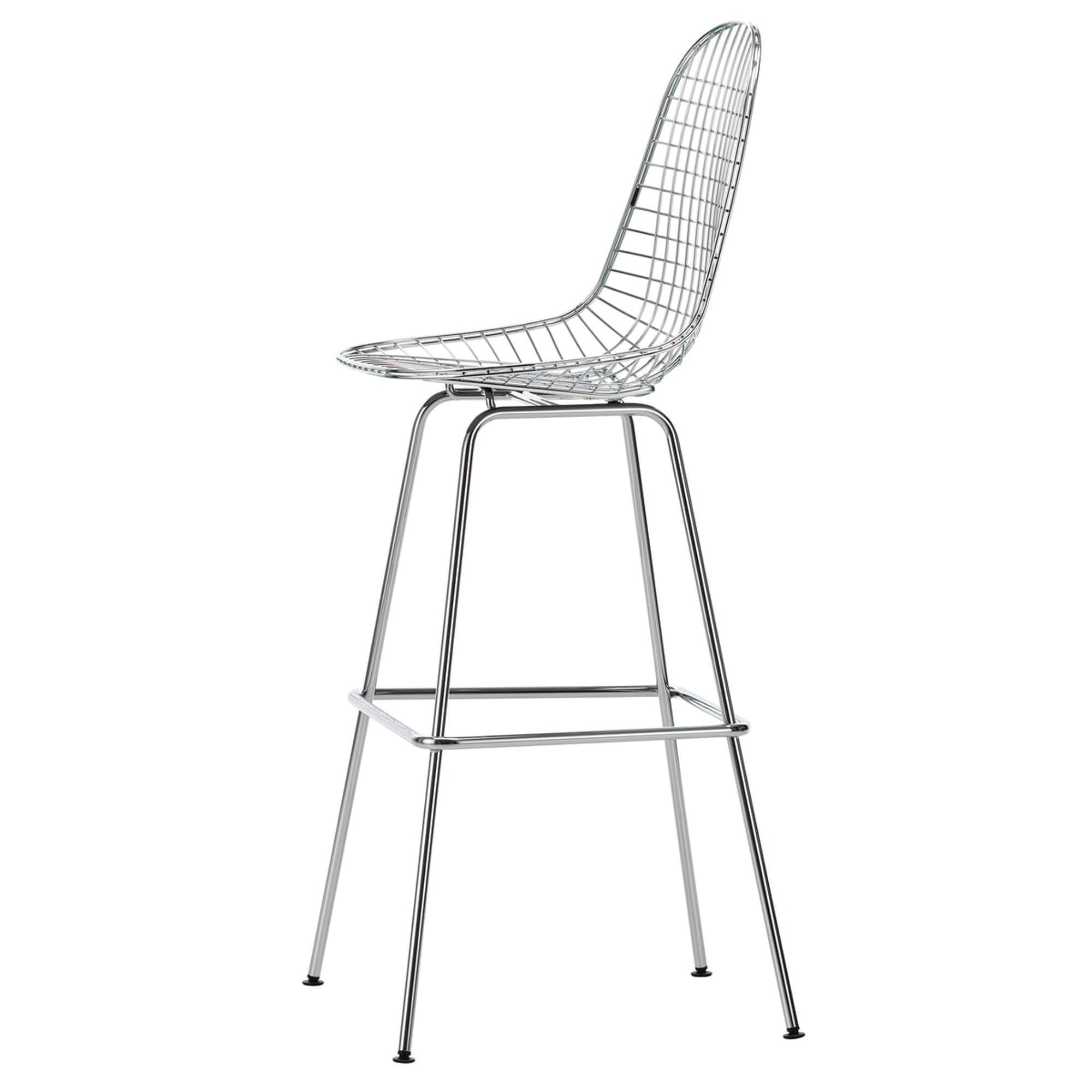 Vitra Eames Wire Barhocker Hoch Chrom