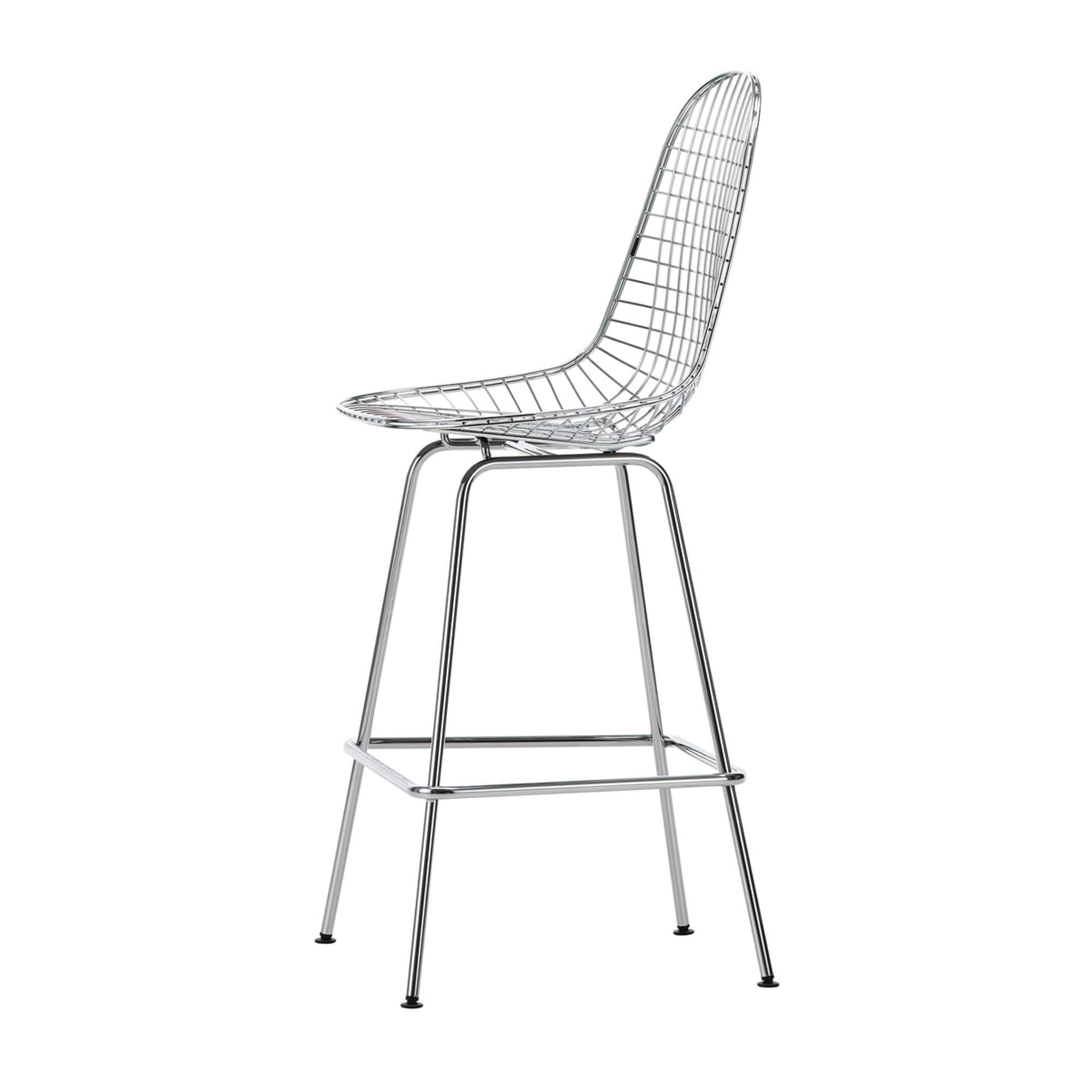 Vitra Eames Wire Barhocker Medium Chrom