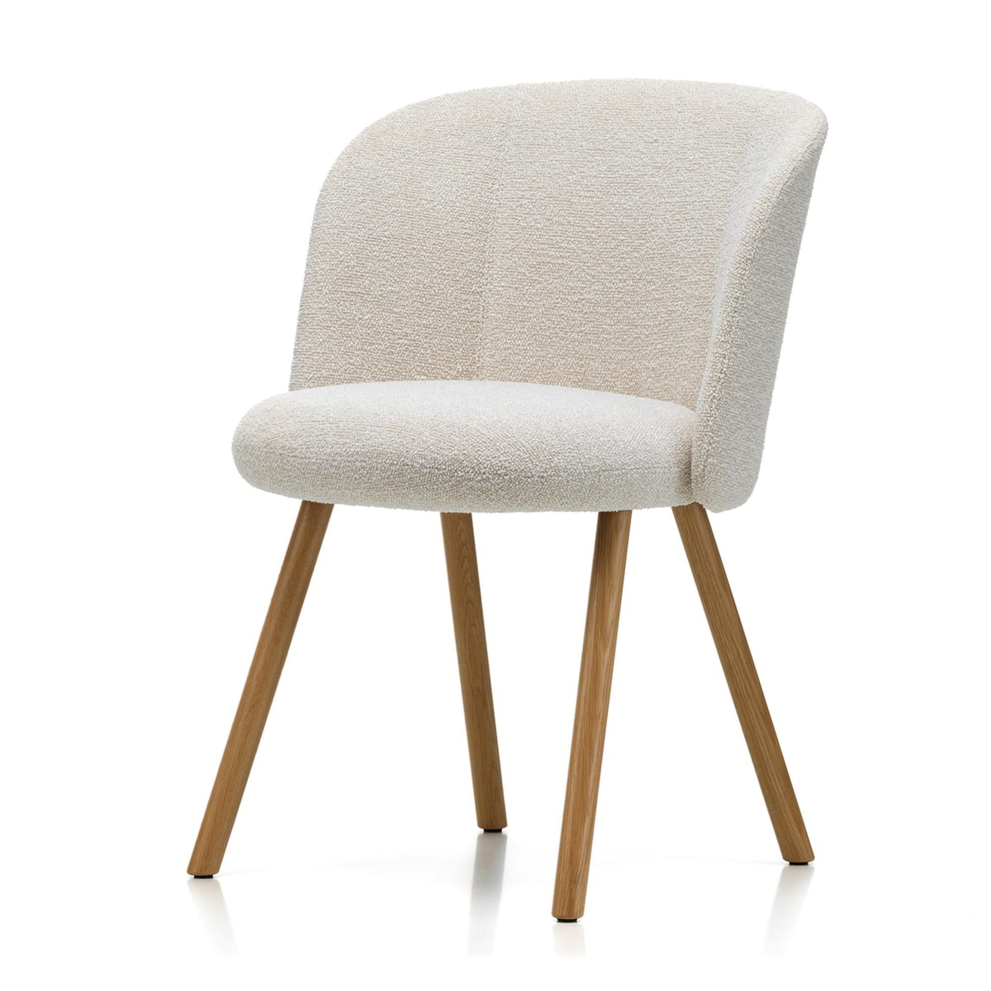 Vitra Mikado Dining Chair With Armrests Ivory/Pearl