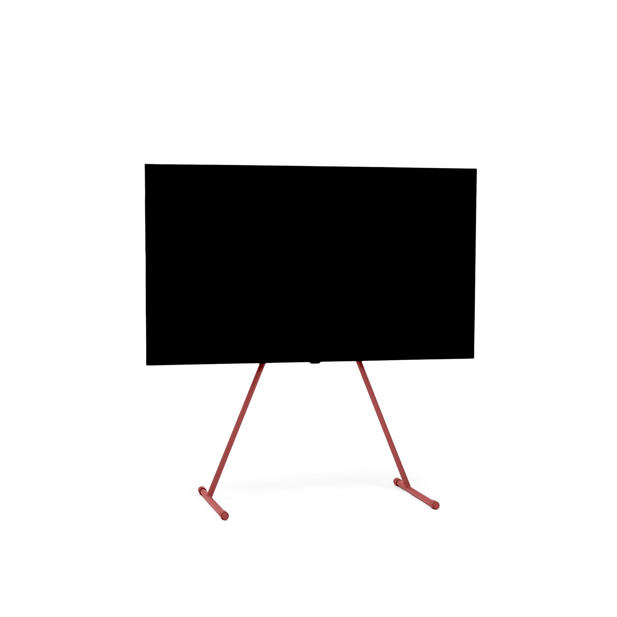 Pedestal Viva TV Stander Burnin\' Red