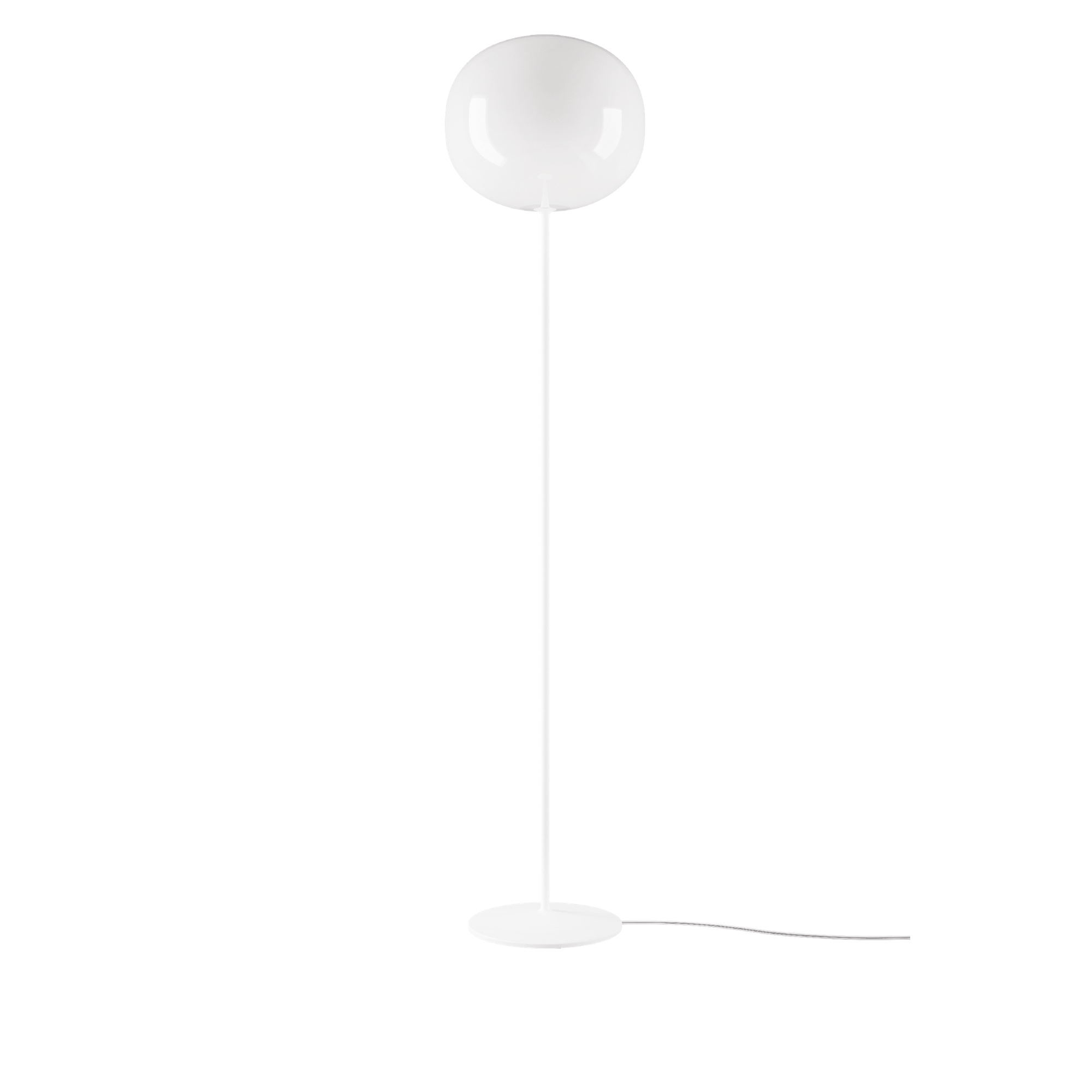 Lodes Volum 42 Stehlampe Lang Glänzend Weiß