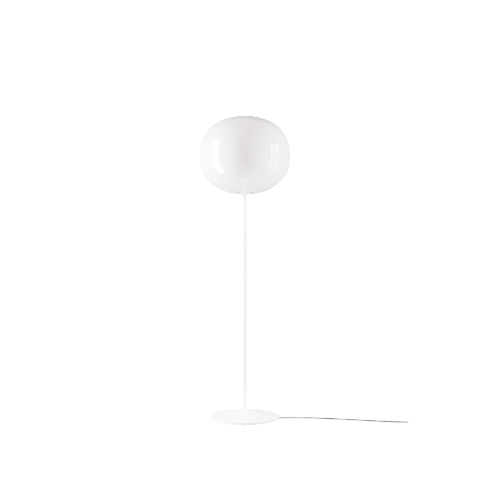 Lodes Volum 42 Floor Lamp Short Glossy White