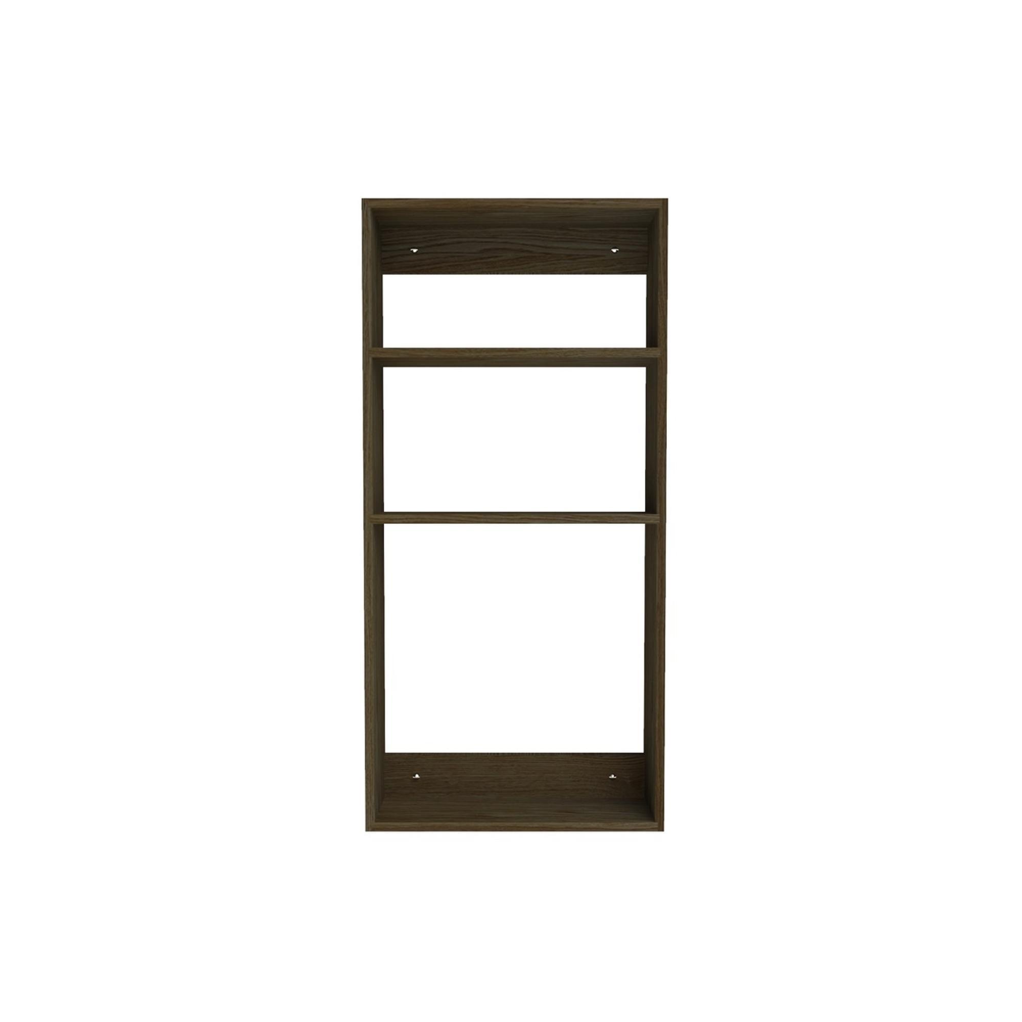 We Do Wood -kolmen neliönmuotoinen hylly, savutammi