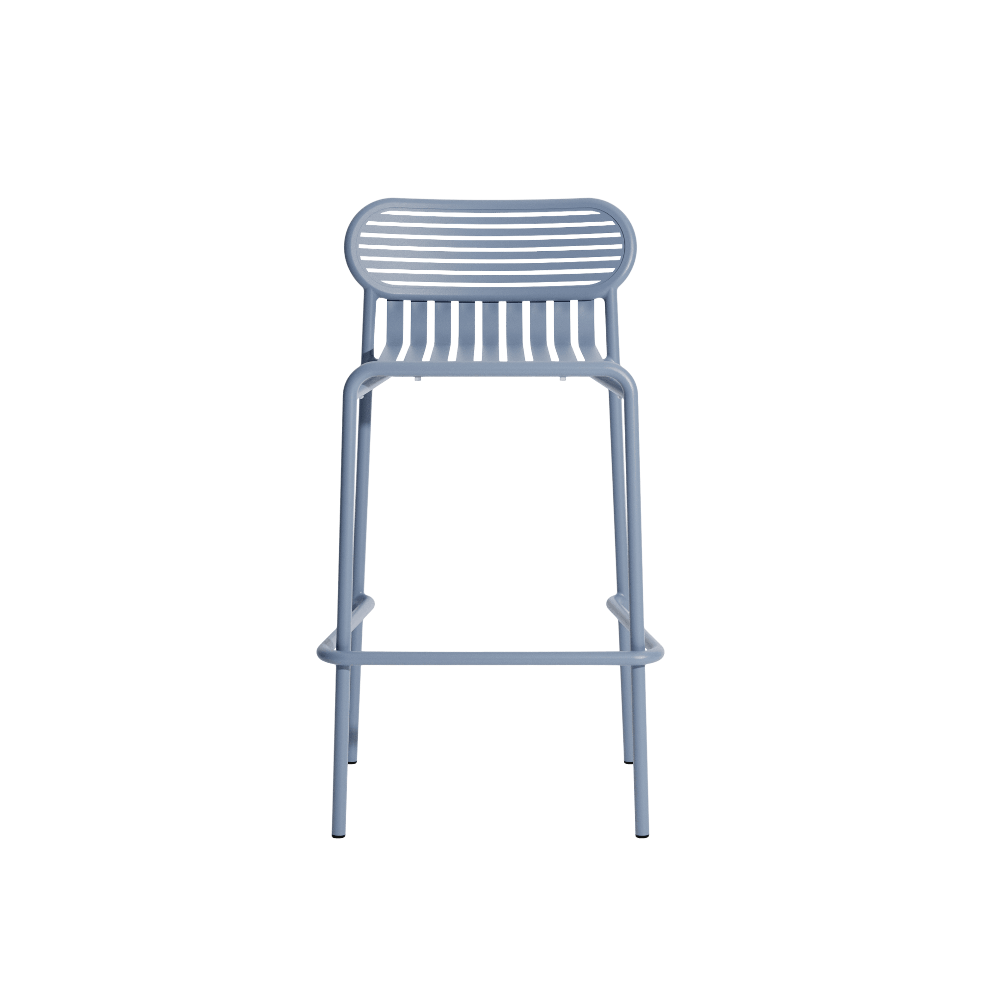 Petite Friture WEEK-END Bar Stool H80 Blue Pigeon