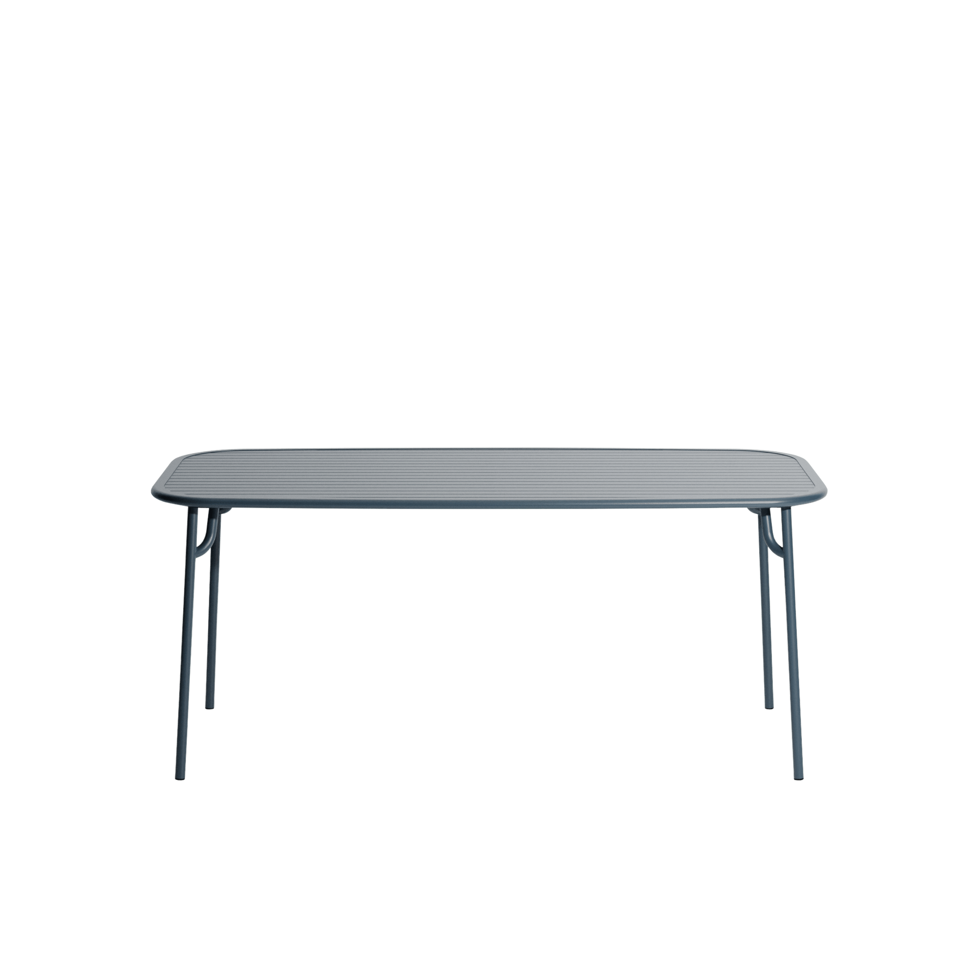 Petite Friture WEEK-END Rectangular Table 85x180 Gray Blue