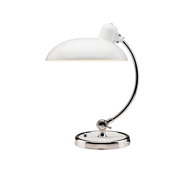 8: Fritz Hansen Kaiser Idell 6631 Luxus Bordlampe Hvid
