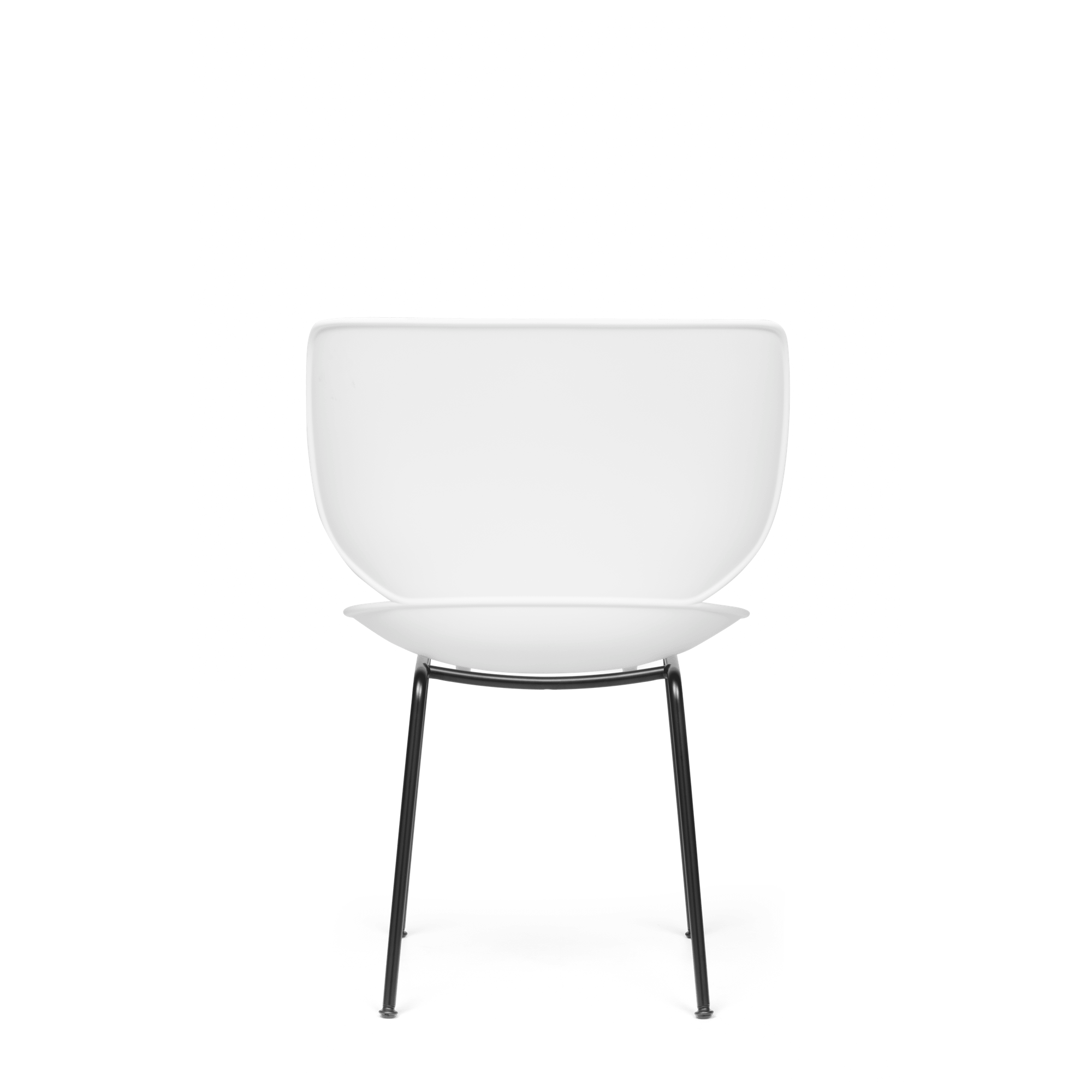 Moooi Hana Dining Chair Unpadded Set of 2 White/ Black