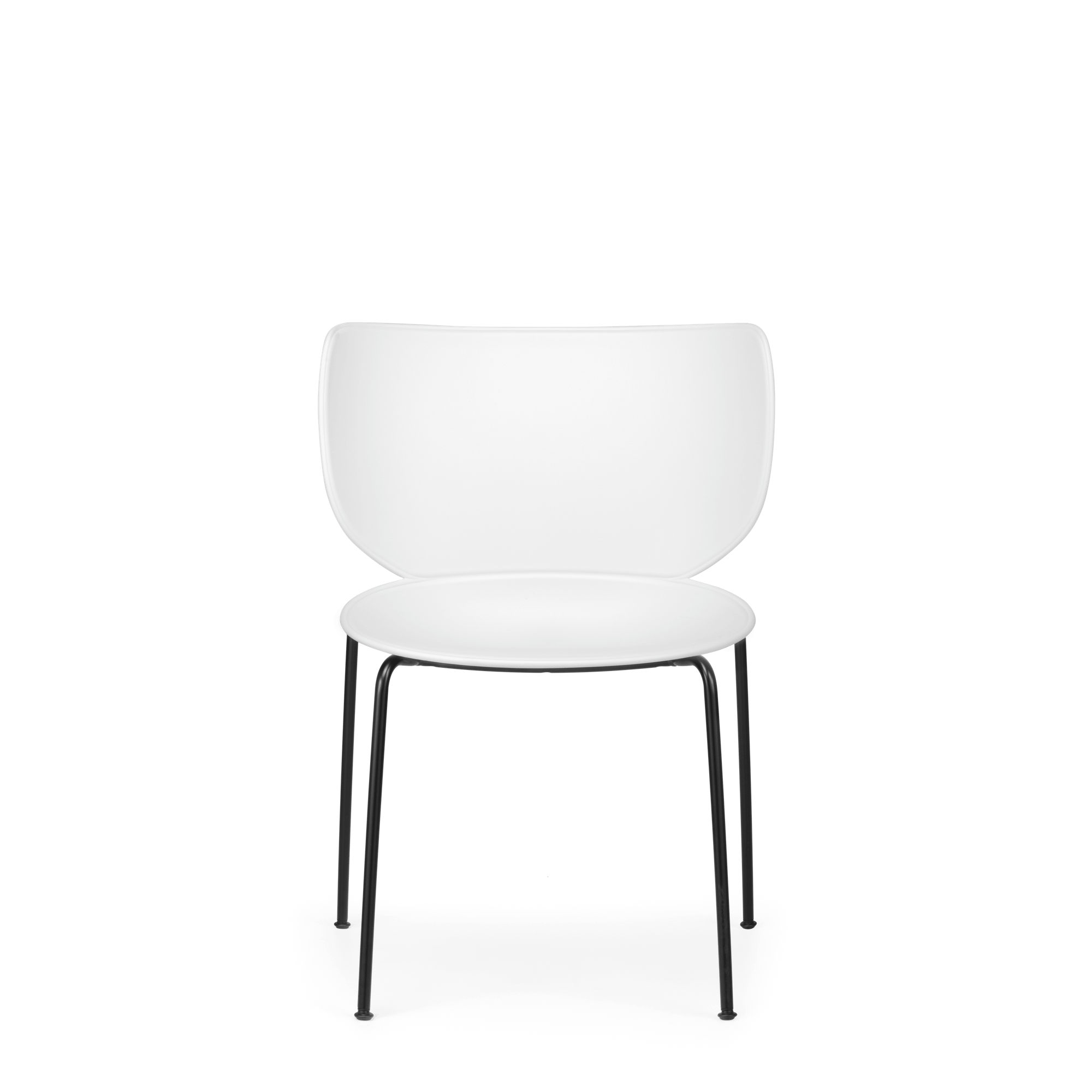 Moooi Hana Dining Chair Unpadded Set of 2 White/ Black Stackable