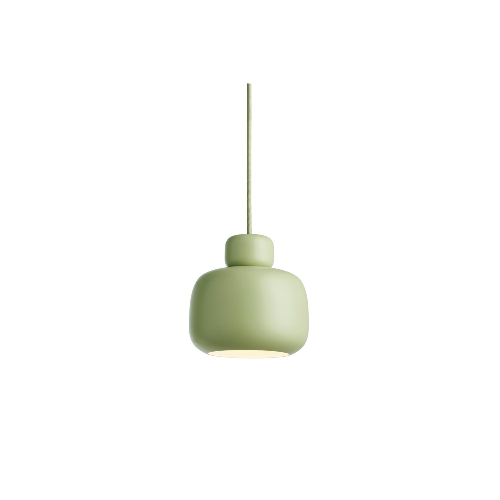 Woud Stone Pendel Lille Matcha Grøn