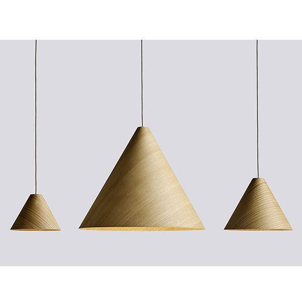 Wrong.London 30 Degrees Lampa wisząca Mała Naturalna z szarym przewodem