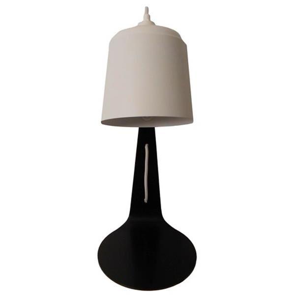 XoLiving Campana Matt Hvit Bordlampe