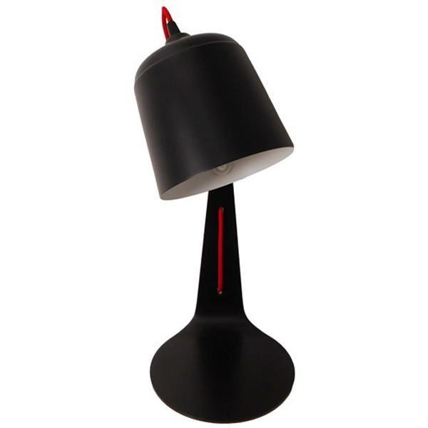 XoLiving Campana Matt Sort Bordlampe