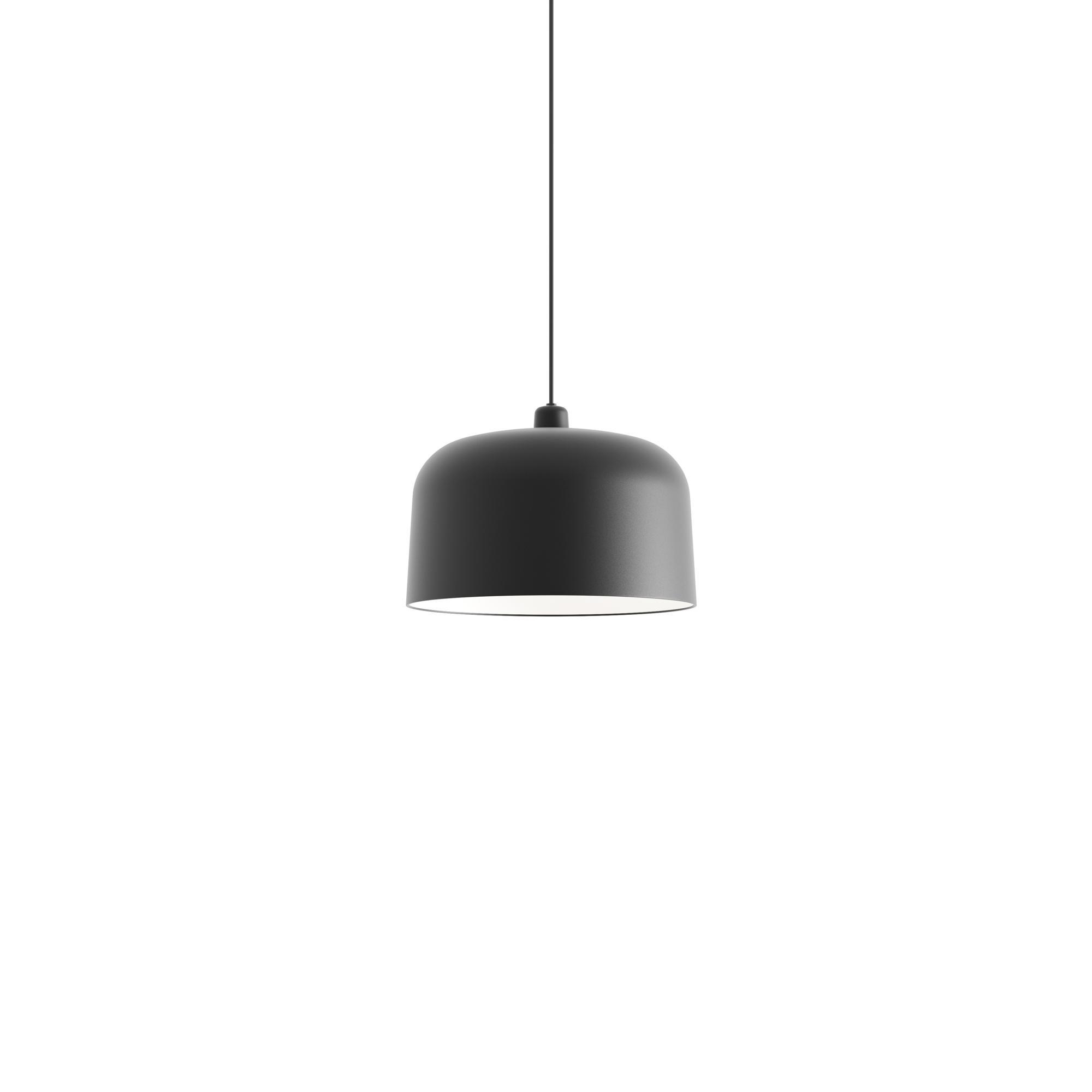 Luceplan Zile Suspension Ø40 Noir Mat