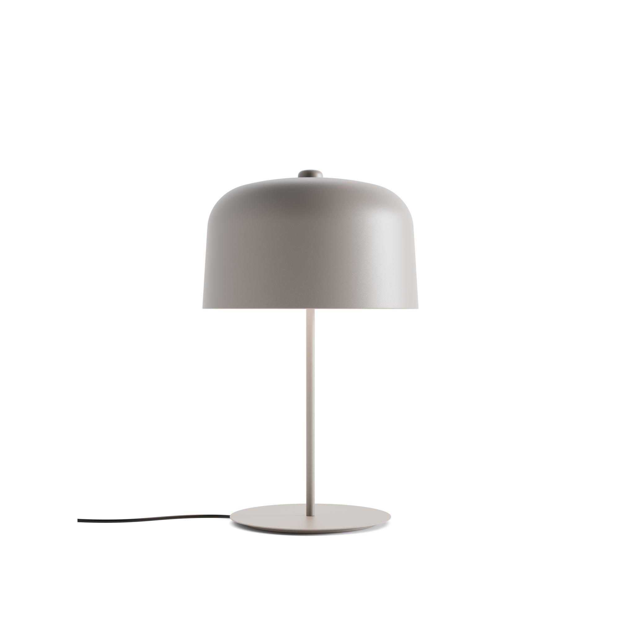 Luceplan Zile Lampe à Poser Ø40 Gris Tourterelle